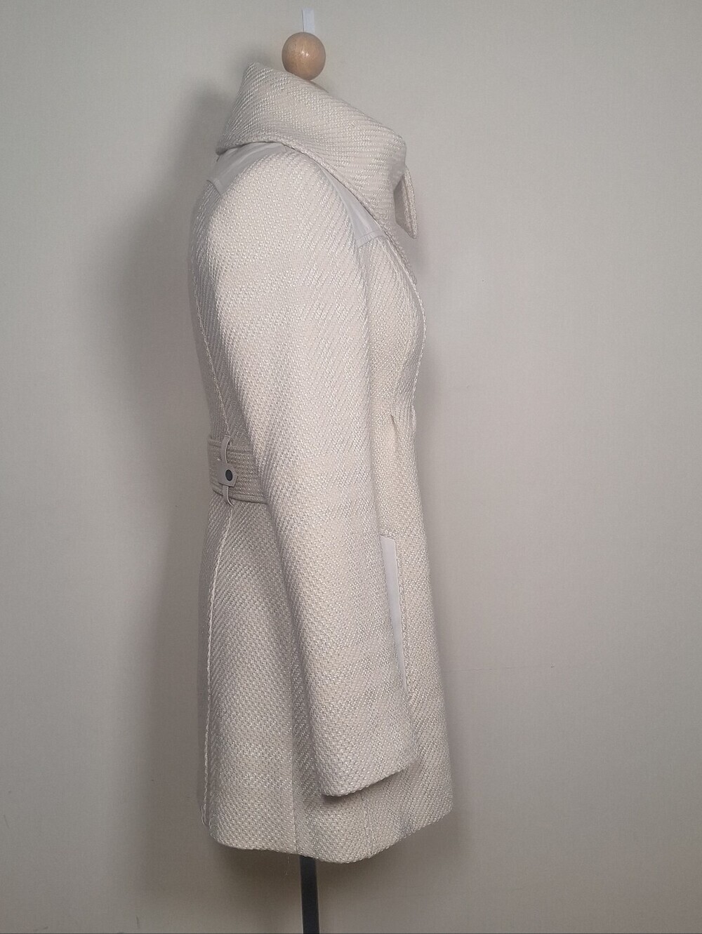 Mackage GIA Wool With Leather Trim Coat Size XS - Picture 5 of 13